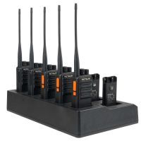 Retevis RB669 Germany PMR446/Freenet Radio 10 Packs with 10-Way Charger | License-Free | Dual Band | German Broadcast | 1200mAh Battery