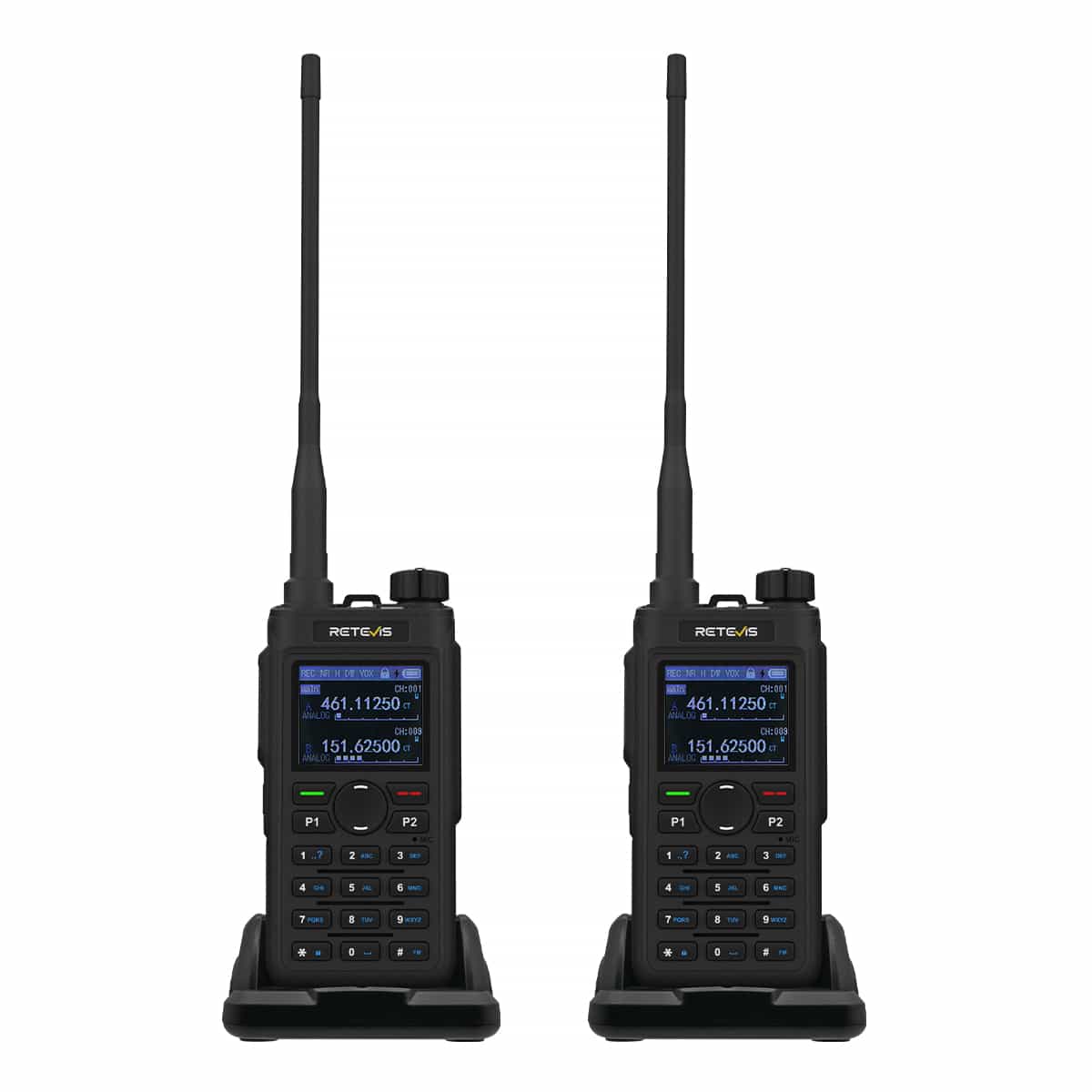 Retevis C62 UV Dual Watch Business Two Way Radio with Group Call 2Pack
