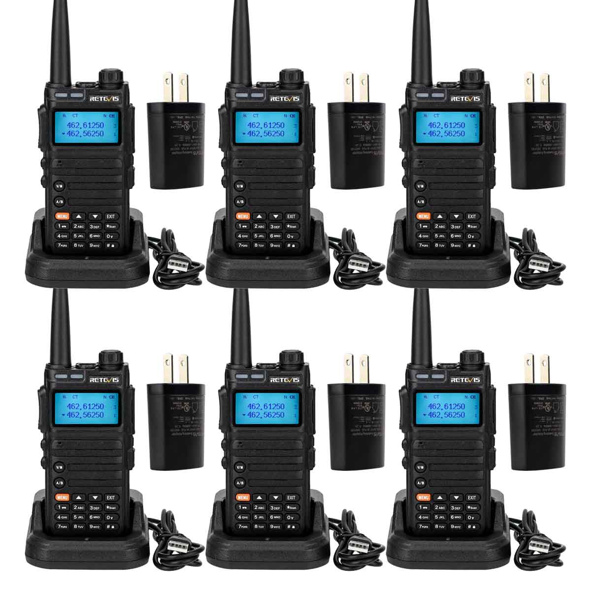 RA685 5W Long Range Handheld Ham Radio (6 Pack)