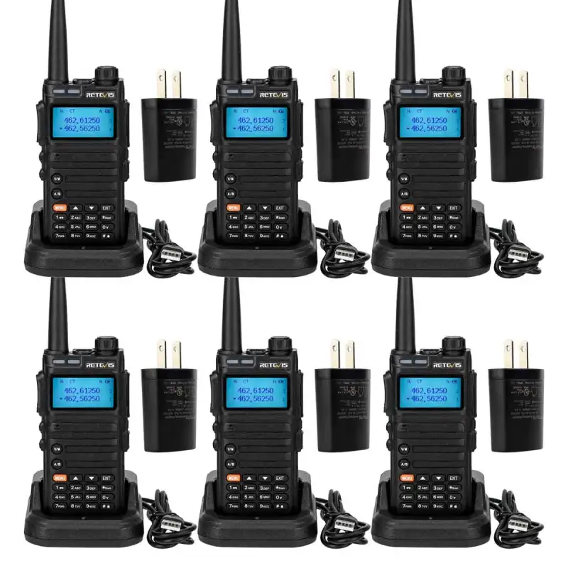 RA685 5W Long Range Handheld Ham Radio (6 Pack)