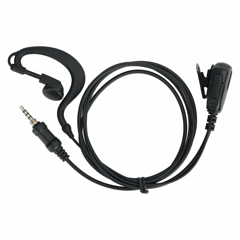 3.5mm 1-pin Headset Ear Hook Earpiece For Marine Radio RT55 RM01