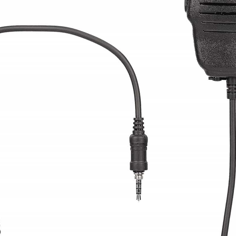 3.5mm Single Pin Shoulder Speaker Microphone for Marine Radio RT55 RA26 RM01 RM15
