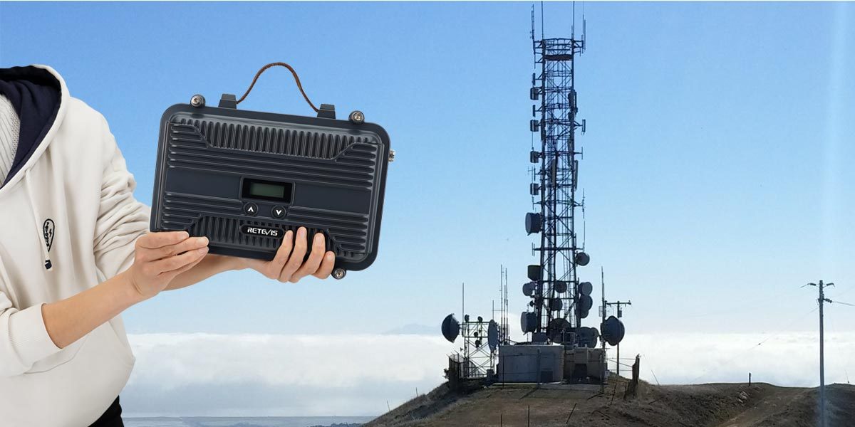 RT97P DMR repeater shipping box 310x283x170mm small footprint