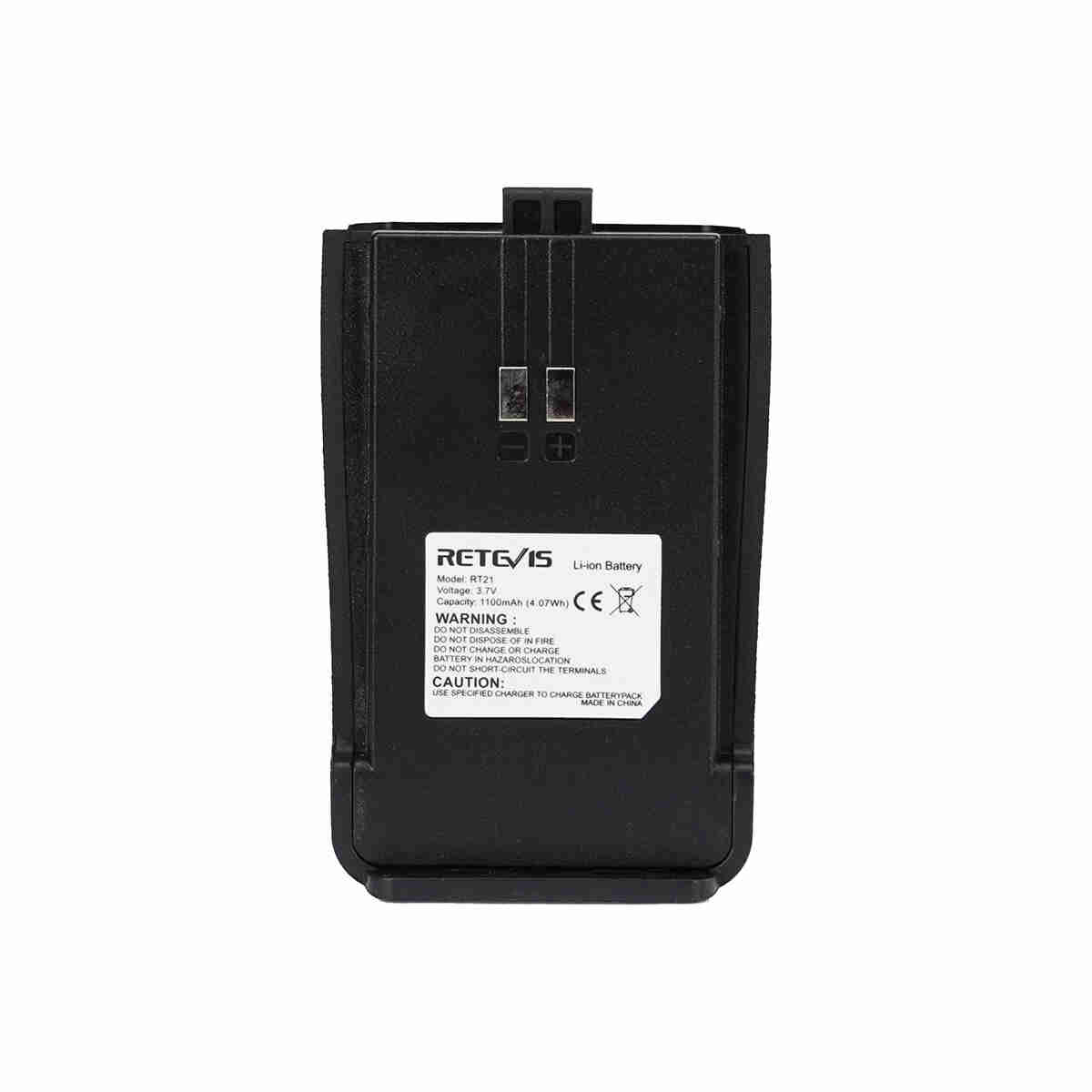 1100mAh 3.7V Original Rechargeable Li-ion Battery for Retevis RT21 RT21V