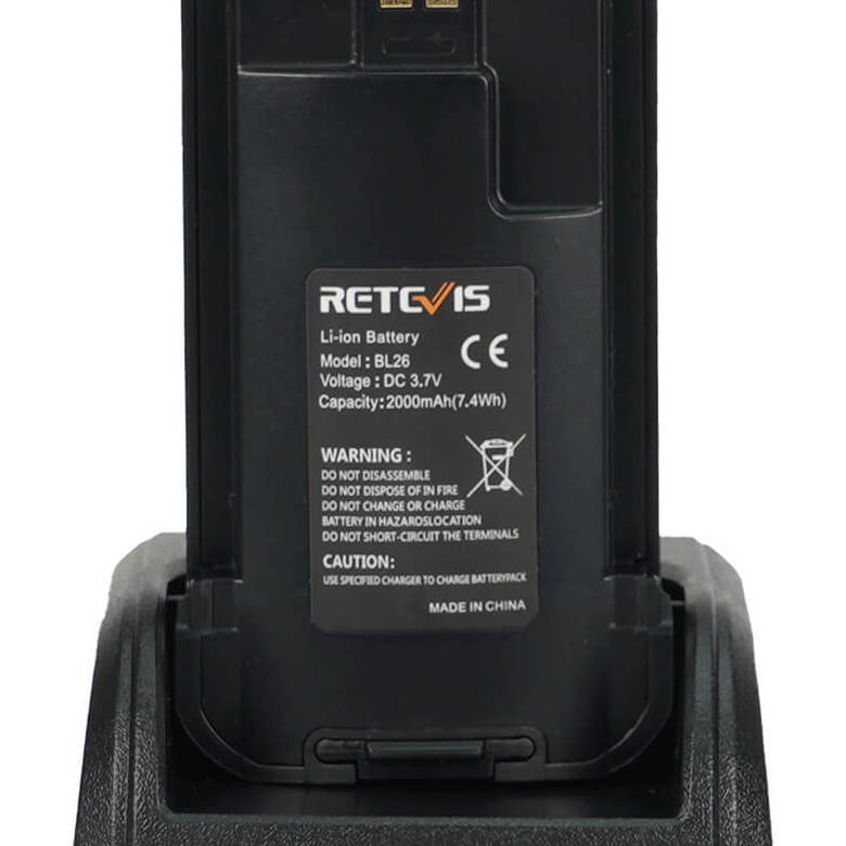 RB626 2000mAh Type-C Rechargeable UHF Radio