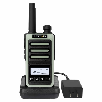 Retevis RB66S FRS Radio | License-Free | LCD Screen | 1-Hour Fast Charging | Fluorescent Design | One-Key Pairing
