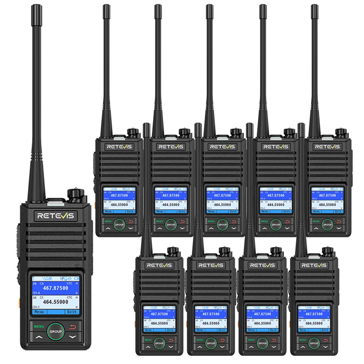 RB58 Long Range Noise Reduction Business Radio with Bluetooth Programming Wholesale
