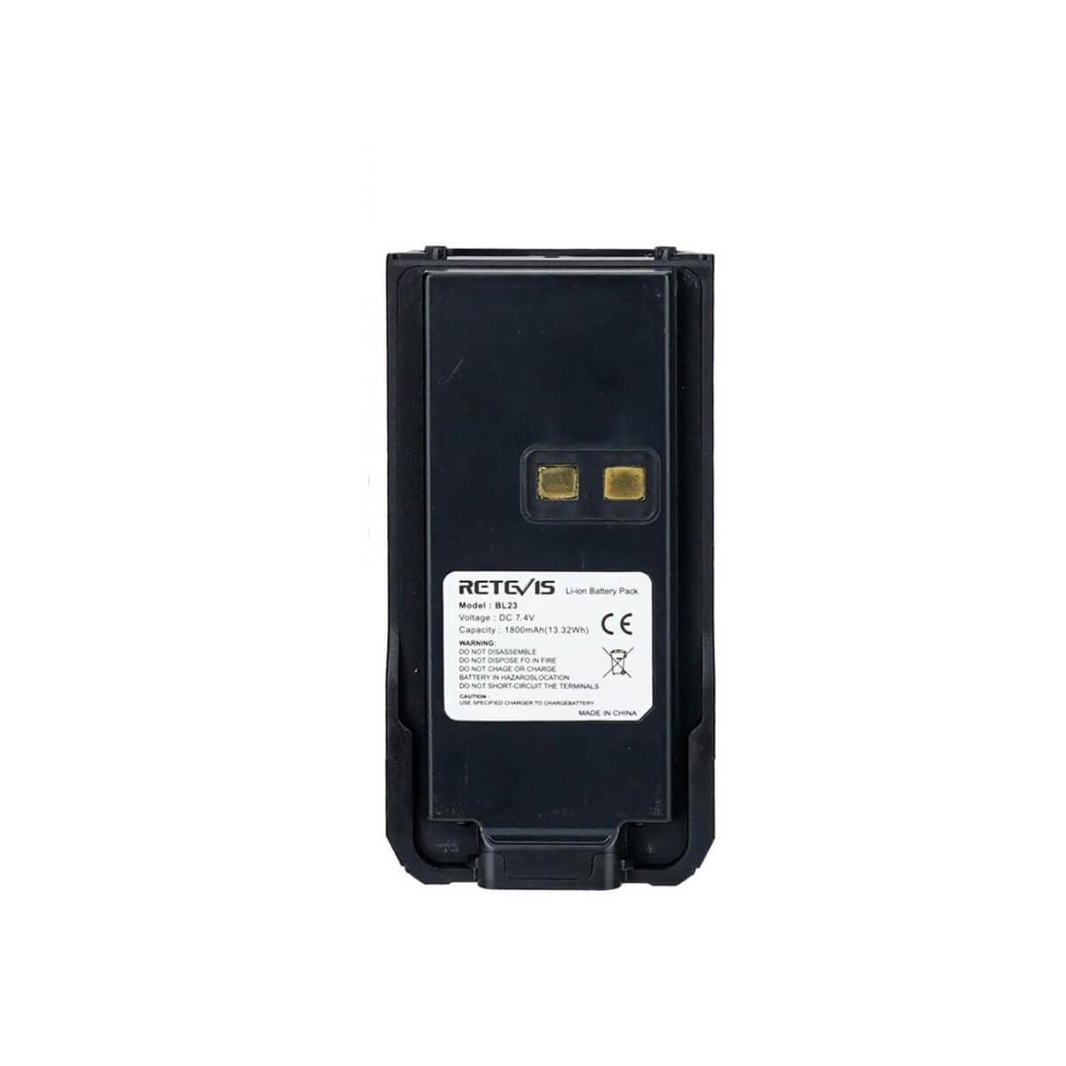 1800mAh 7.4V Rechargeable Battery for Retevis RB23 GMRS Radio
