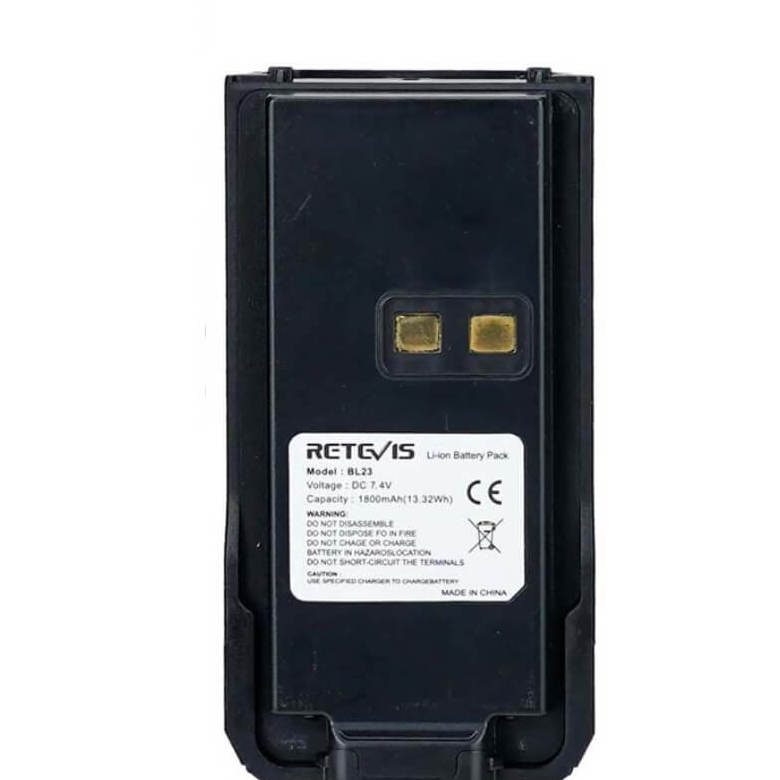 1800mAh 7.4V Rechargeable Battery for Retevis RB23 GMRS Radio