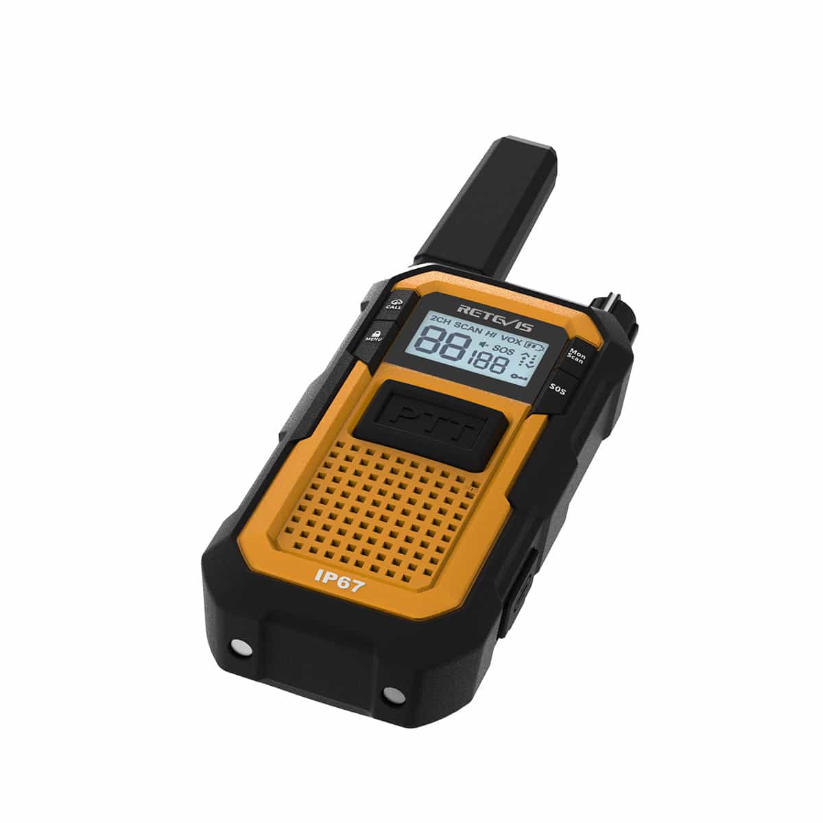 RB48 IP67 FRS Heavy Duty Two Way Radio with Mic 4 pack
