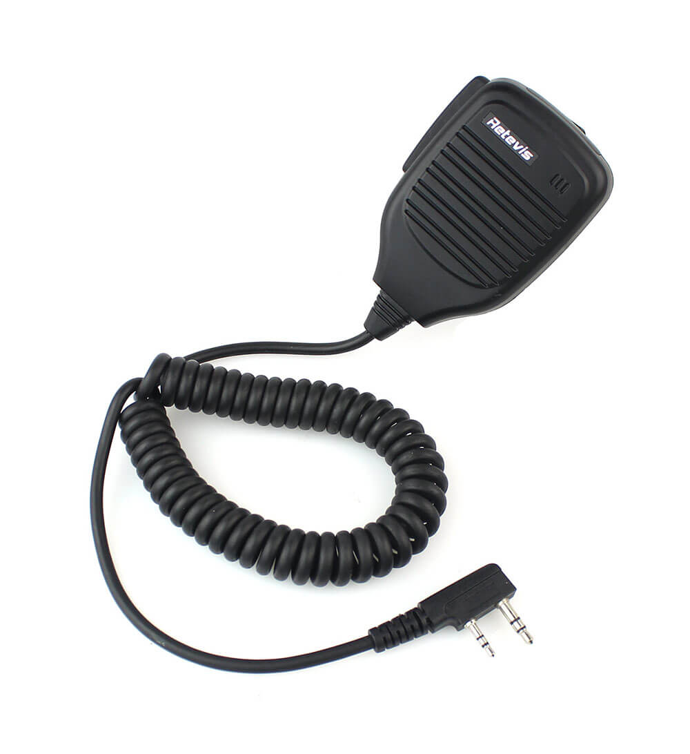 2 Pin Handheld Remote Speaker Mic Microphone for Baofeng Retevis Radios 20Pack