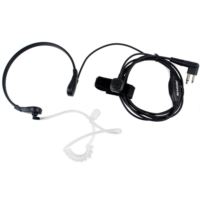 ETM001 2 Pin Throat MIC Earpiece With PTT For Motorola Walkie Talkie
