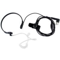 ETM001 2 Pin Throat MIC Earpiece With PTT For Motorola Walkie Talkie