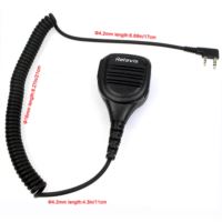 Retevis 2 Pin Remote Speaker Mic RT1/RT3/RT8 Radio
