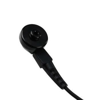 EAK007 2 Pin PTT Mic Quick-Disconnect Covert Acoustic Tube Earpiece