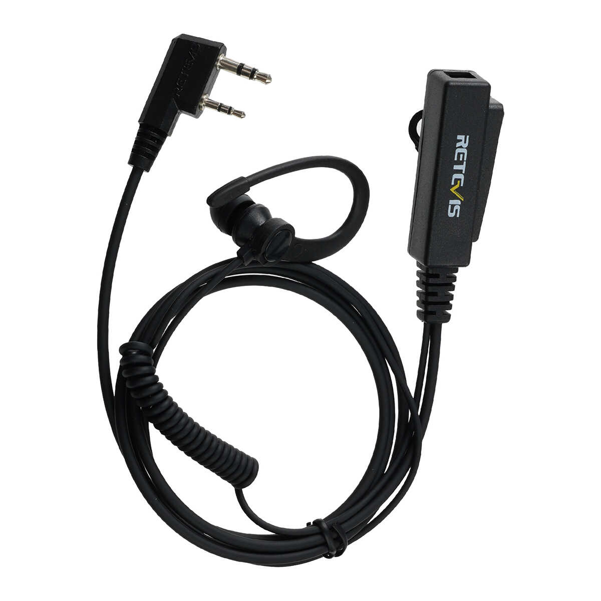 EEK023 1 Wire G Shape In-Ear Earbud Earpiece with PTT Mic