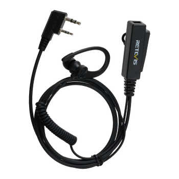 EEK023 1 Wire G Shape In-Ear Earbud Earpiece with PTT Mic