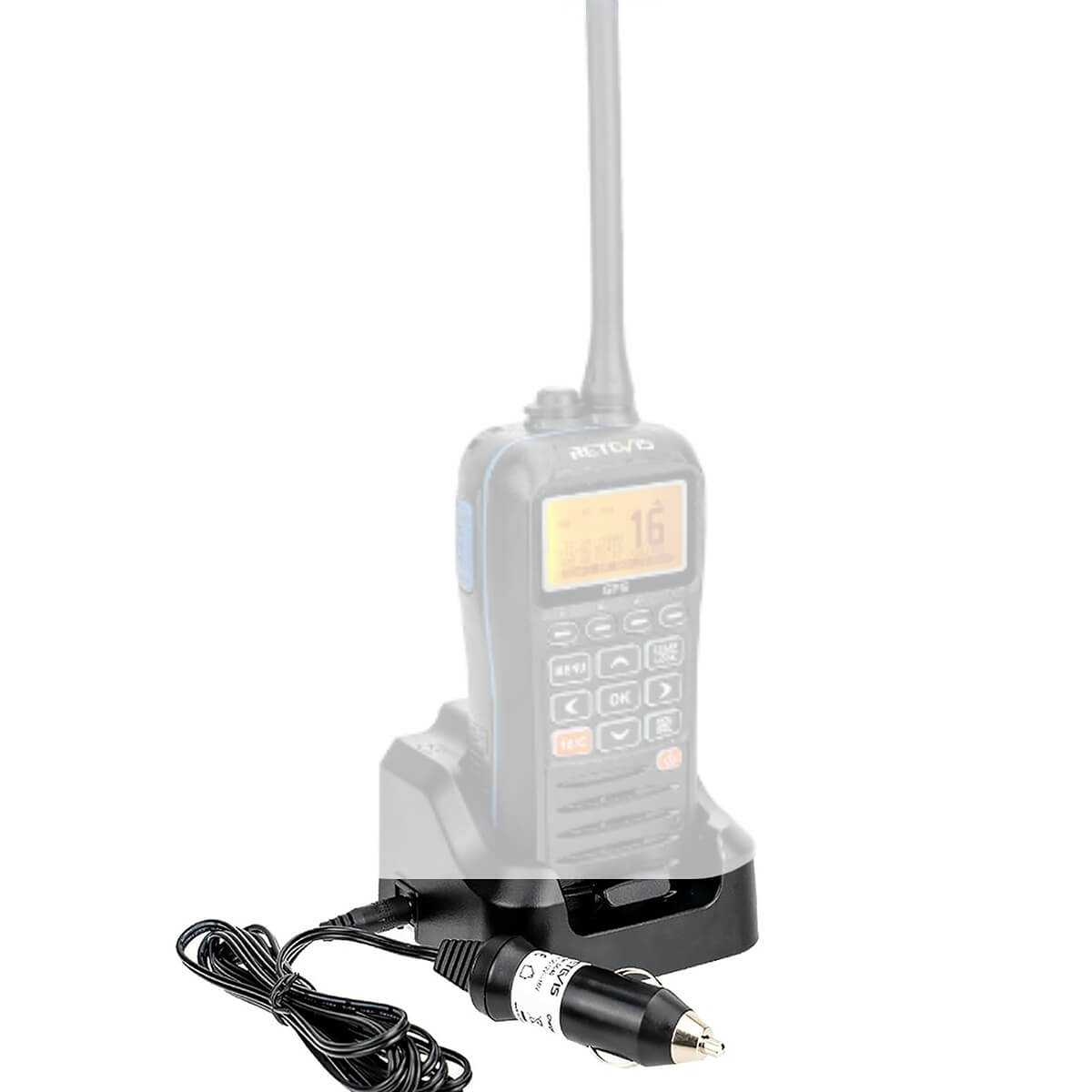 Car Charger Cable for RM40 Waterproof Marine Radio