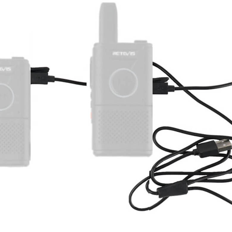 USB Charging Cable for Retevis RT18 FRS License Free Radio