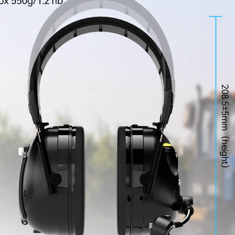 Retevis EHK015/016 ANC Overhead Walkie Talkie Headset