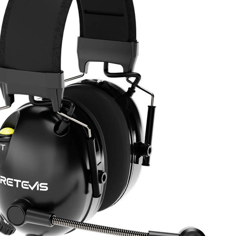 Retevis EHK015/016 ANC Overhead Walkie Talkie Headset
