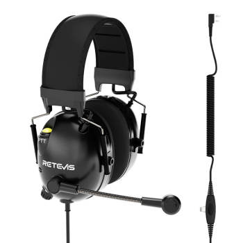 Retevis EHK015/016 ANC Overhead Walkie Talkie Headset