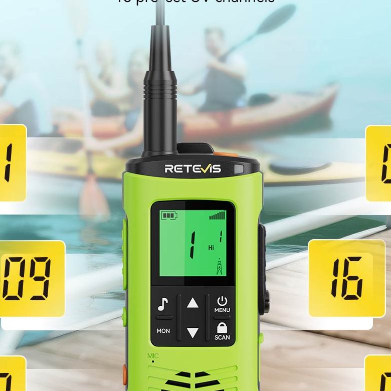 Retevis EZTalk 64S IP68 Waterproof UV Dual Band Walkie Talkie