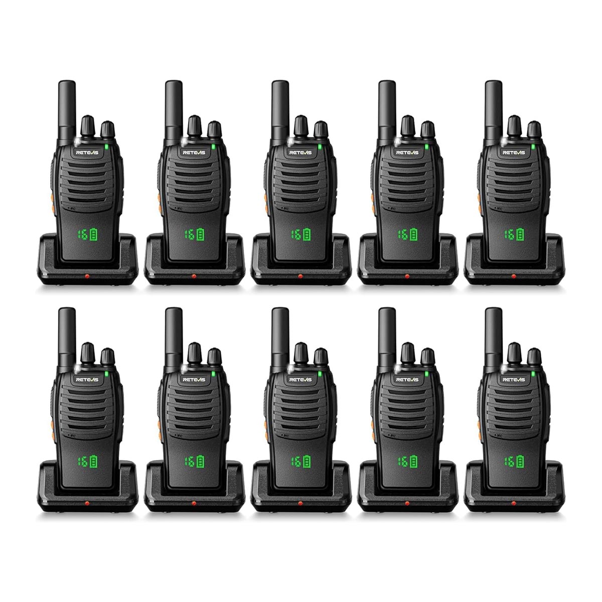 Retevis H777H Portable Two Way Radio 10 Pack