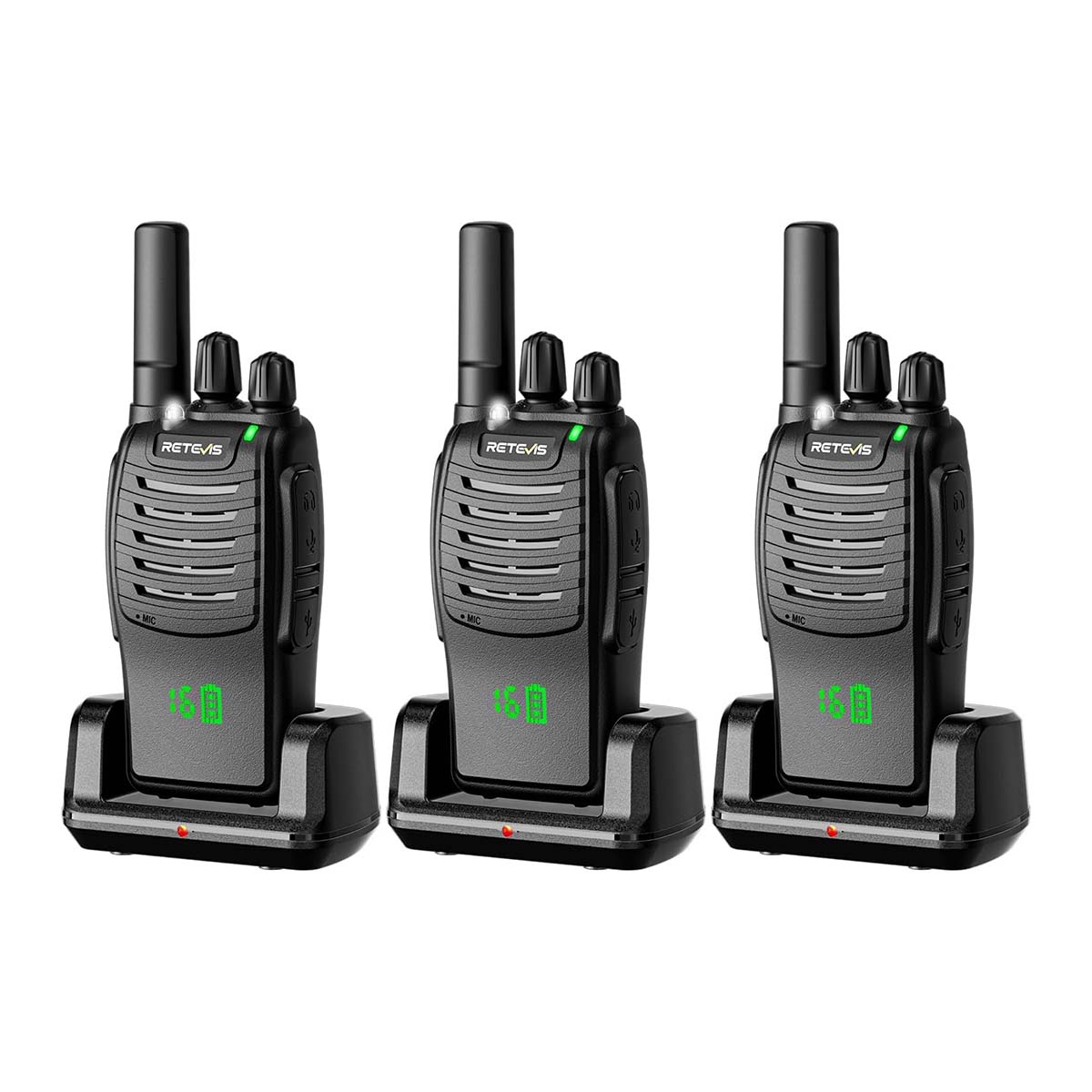 Retevis H777H Walkie Talkies Rechargeable Long Range Two Way Radio