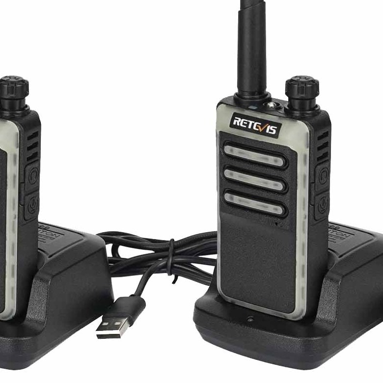 Retevis RB66 FRS Radio 2 Packs | License-Free | 1-Hour Fast Charging | Type-C Charging | Fluorescent Design | Easy-Pairing