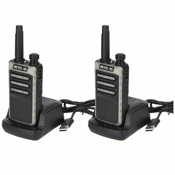 Retevis RB66 FRS Radio 2 Packs | License-Free | 1-Hour Fast Charging | Type-C Charging | Fluorescent Design | Easy-Pairing