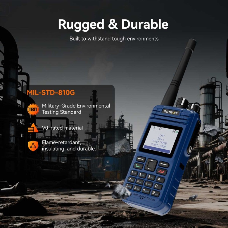 Retevis MateTalk E2 Intrinsically Safe DMR Two-Way Radio