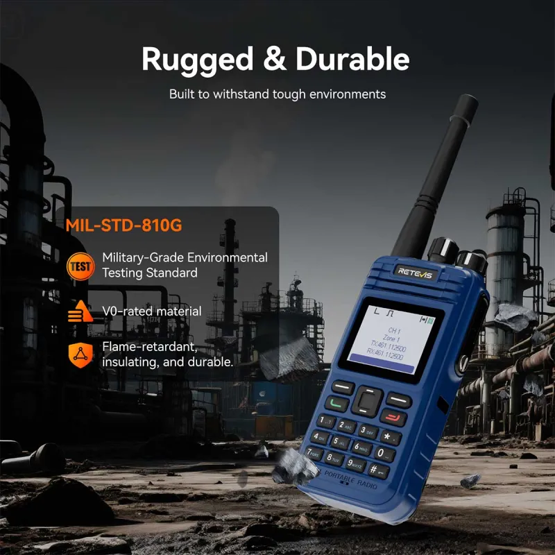 Retevis MateTalk E2 Explosion Proof Intrinsically Safe DMR Portable Two-way Radio