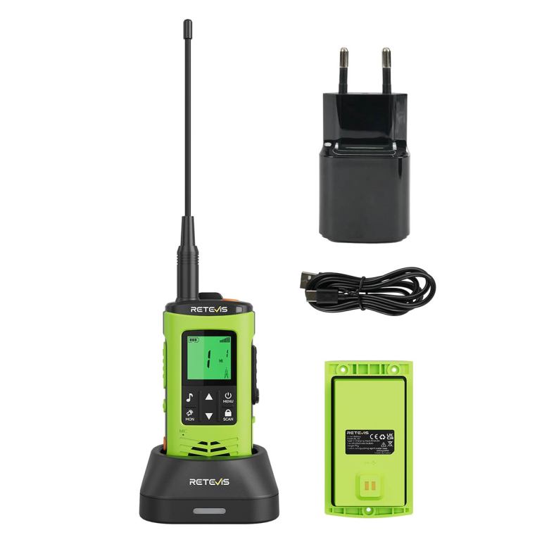 Retevis EZTalk 64S IP68 Waterproof UV Dual Band Walkie Talkie