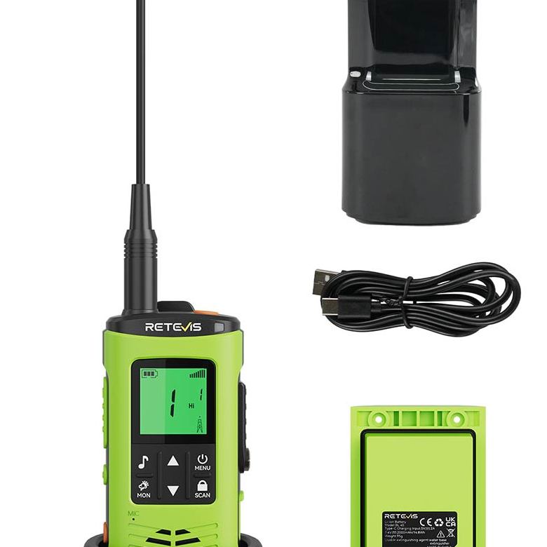 Retevis EZTalk 64S IP68 Waterproof UV Dual Band Walkie Talkie