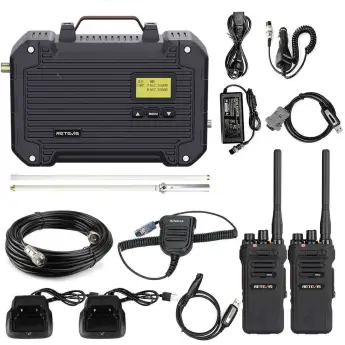 Retevis RT97L GMRS Repeater with 2 Pack NR30 Long Range GMRS Radio Bundle