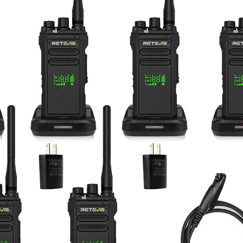 RT97P Digital Repeater & NR30D DMR Radio -10+Mile DMR Radio Communication Solution