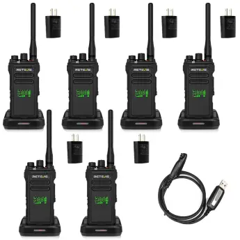 RT97P UHF Mini Portable DMR Repeater and 6pcs NR30D Handheld Radios