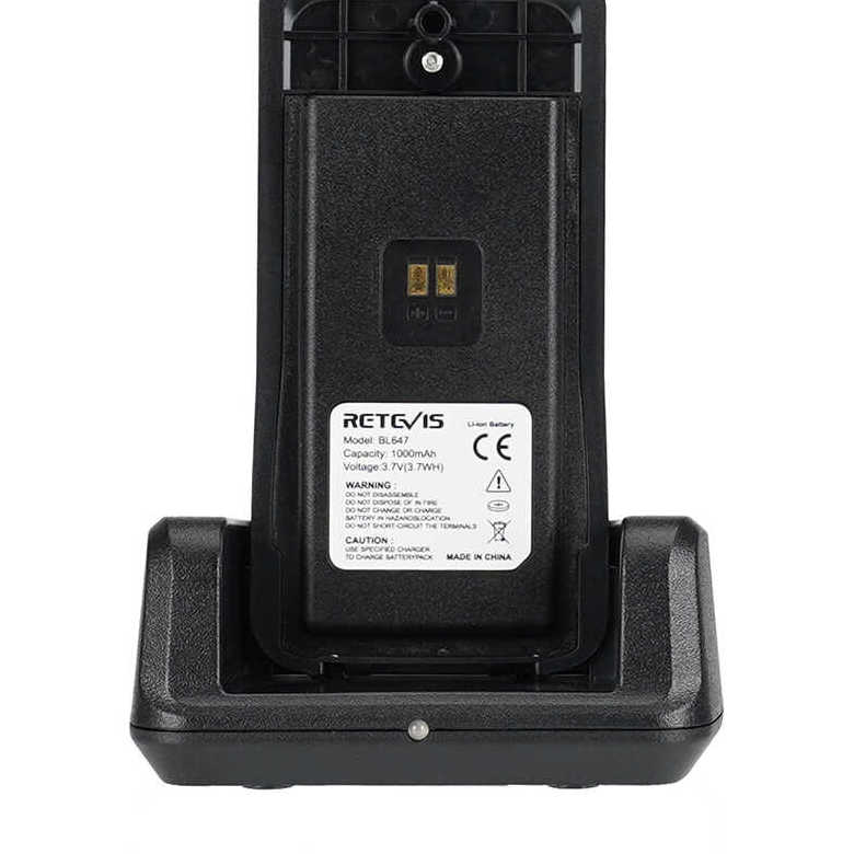 RB647 IP67 Waterproof PMR446 Portable Radio with Earpiece