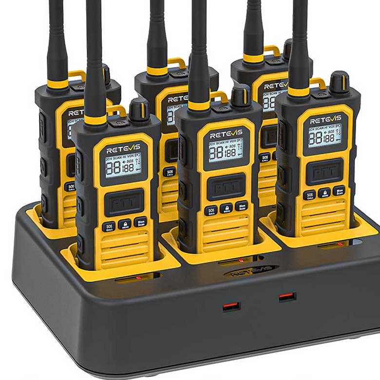 Retevis RB648 Pro UHF Long Range Radio 6/10/12/20 Pack with Multi-unit Charger