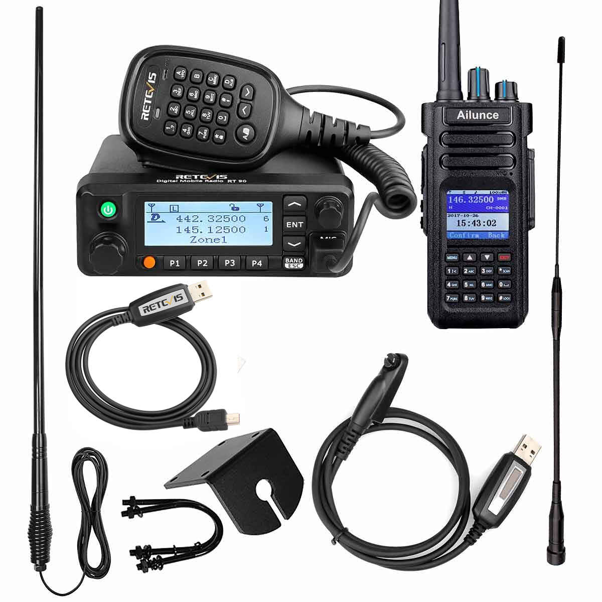 Flagship Mobile & Handheld DMR Two Way Radio Kit