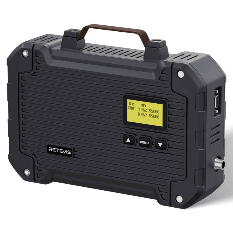 Retevis RT97L 25W Portable GMRS Repeater IP66 Waterproof Long Range Base Station