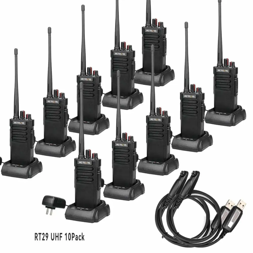 RT29 UHF High Power Long Range Business Walkie Talkies