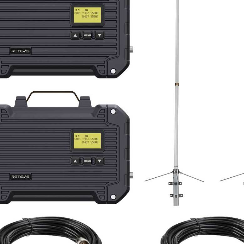 25W Portable RT97L Dual Daisy Chaining Repeater