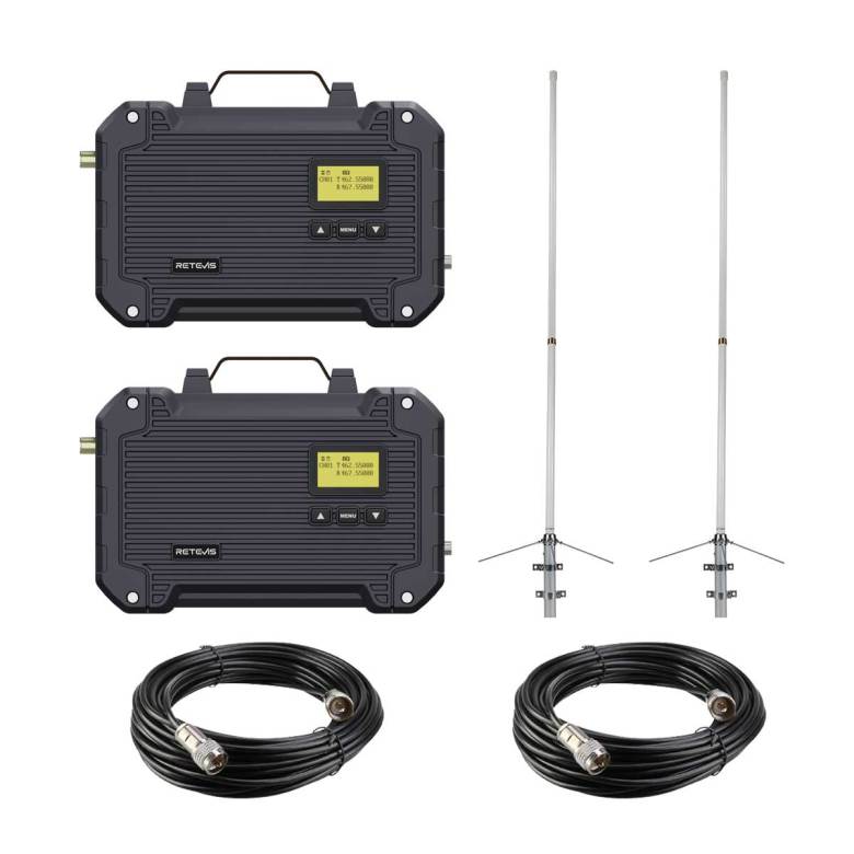 25W Portable RT97L Dual Daisy Chaining Repeater
