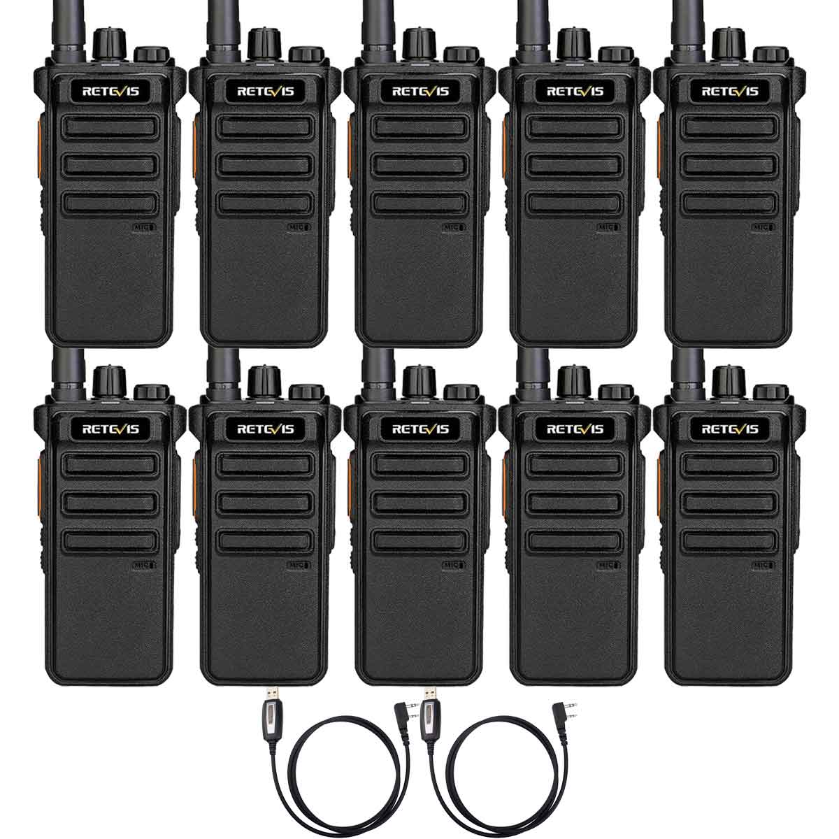 RB25 Digital 10 Watt UHF Two way Radio(10 Pack)