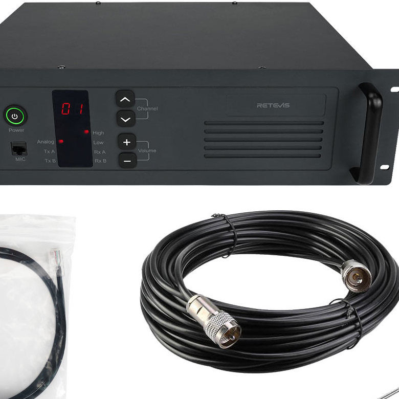 R1 Customizable Frequency Repeater with Fiberglass Antenna and Coaxial Cable