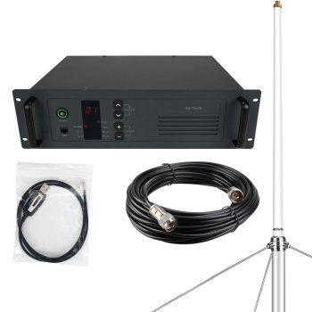 R1 Customizable Frequency Repeater with Fiberglass Antenna and Coaxial Cable