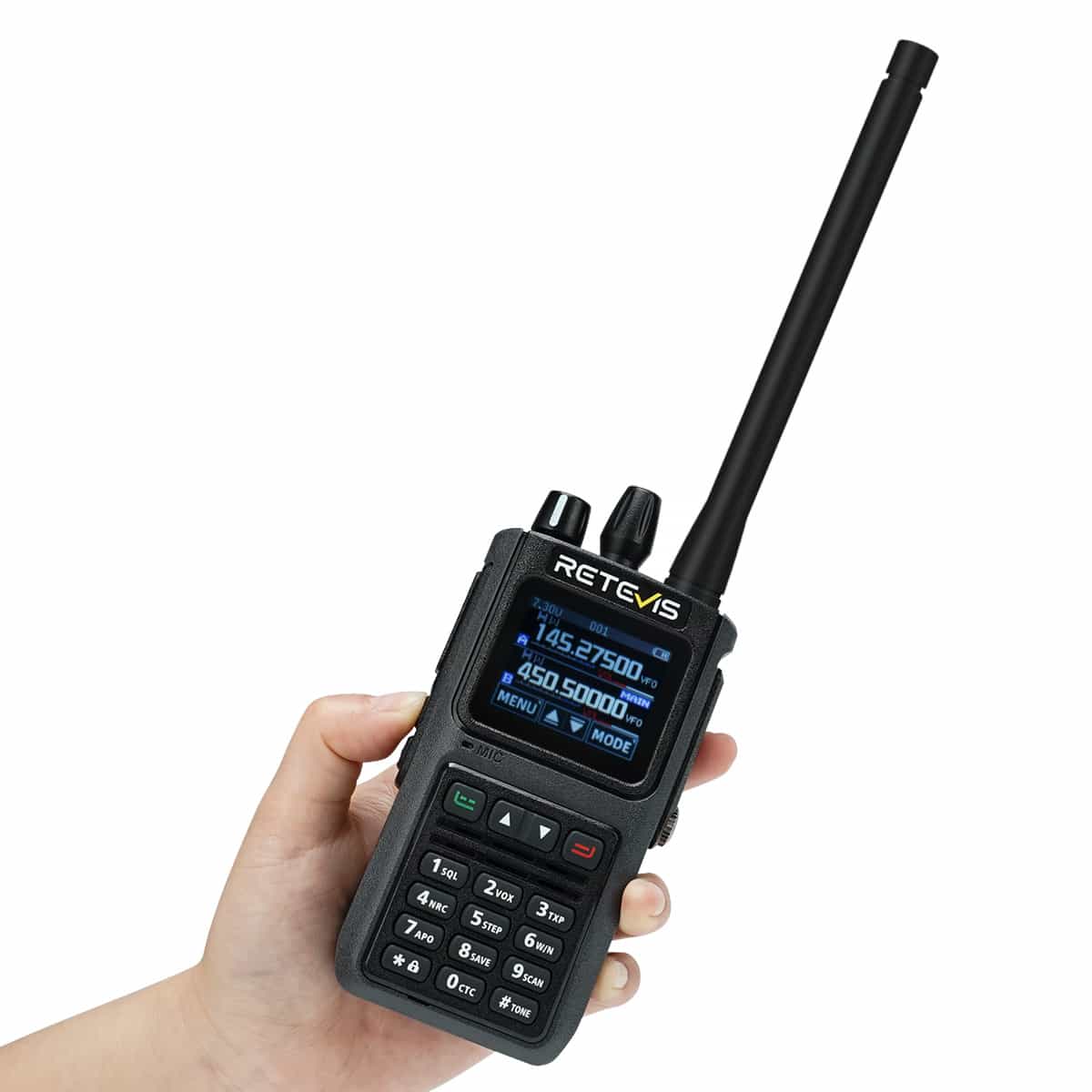 Retevis C1 Waterproof Long Range Ham Two Way Radios with UV Dual Band