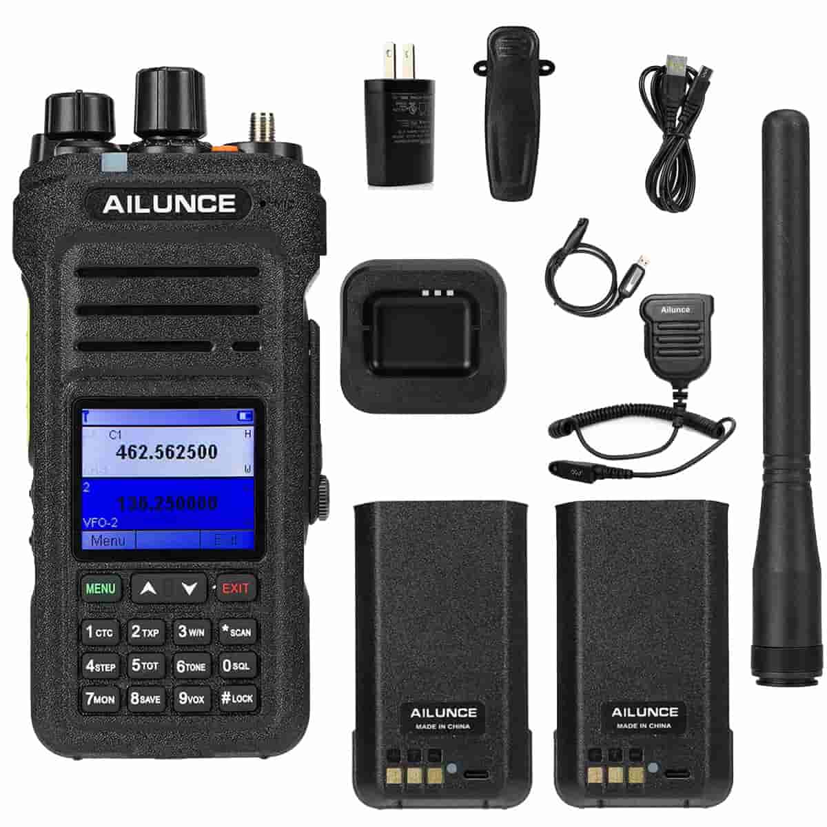 Retevis Ailunce HA1G Rugged Waterproof GMRS Walkie Talkie with Extra Battery